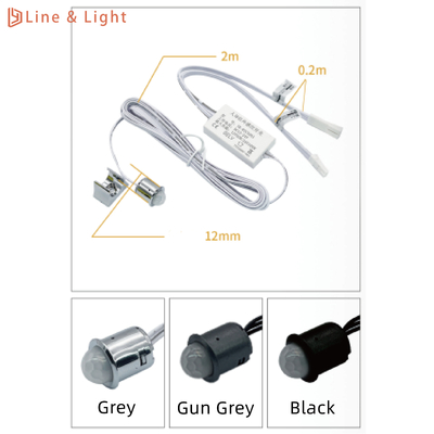 Mensenlichaamsensor LED-lichtsensoren met dimmingfunctie Afzonderlijke bediening