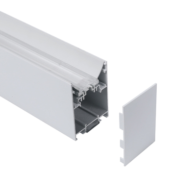 6063 T5 Oppervlakte gemonteerde LED-profiel opgehangen LED-lineaire lichten met vier straalhoeken
