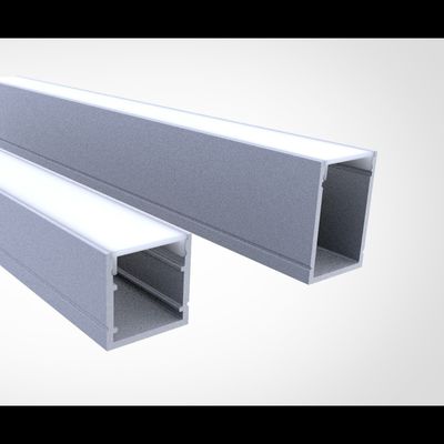 OEM van het LEIDENE van het Muuraluminium Profiel 20*20mm Strook Licht Kanaal Opgezette Oppervlakte